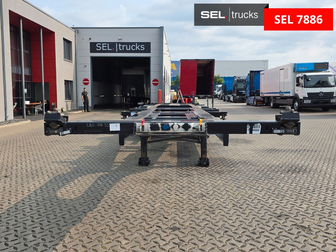 Krone SD / Teleskop / Liftachse - Xe chở container/ Sơ mi rơ moóc hoán đổi thân: hình 2 Krone SD / Teleskop / Liftachse - Xe chở container/ Sơ mi rơ moóc hoán đổi thân: hình 2