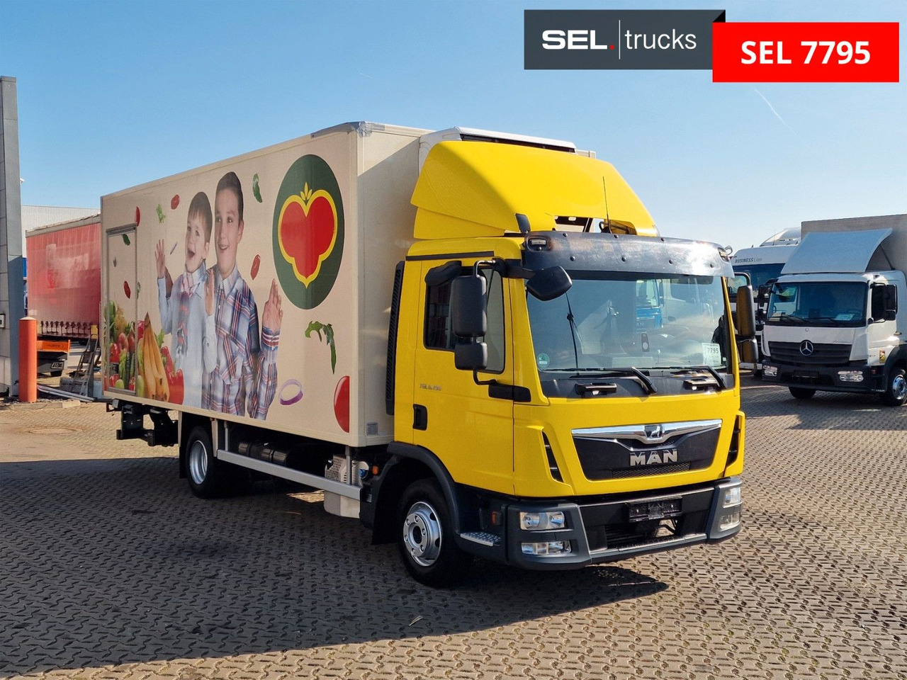 MAN TGL 8:190 4X2 BL / Ladebordwand / Carrier / 6D - Xe van đông lạnh: hình 3 MAN TGL 8:190 4X2 BL / Ladebordwand / Carrier / 6D - Xe van đông lạnh: hình 3
