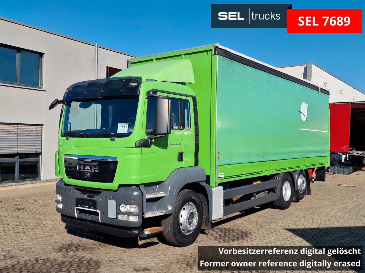 MAN TGS 26.360 6X2-2 BL / Ladebordwand / Aluklappen - Xe tải thùng mui bạt: hình 1 MAN TGS 26.360 6X2-2 BL / Ladebordwand / Aluklappen - Xe tải thùng mui bạt: hình 1