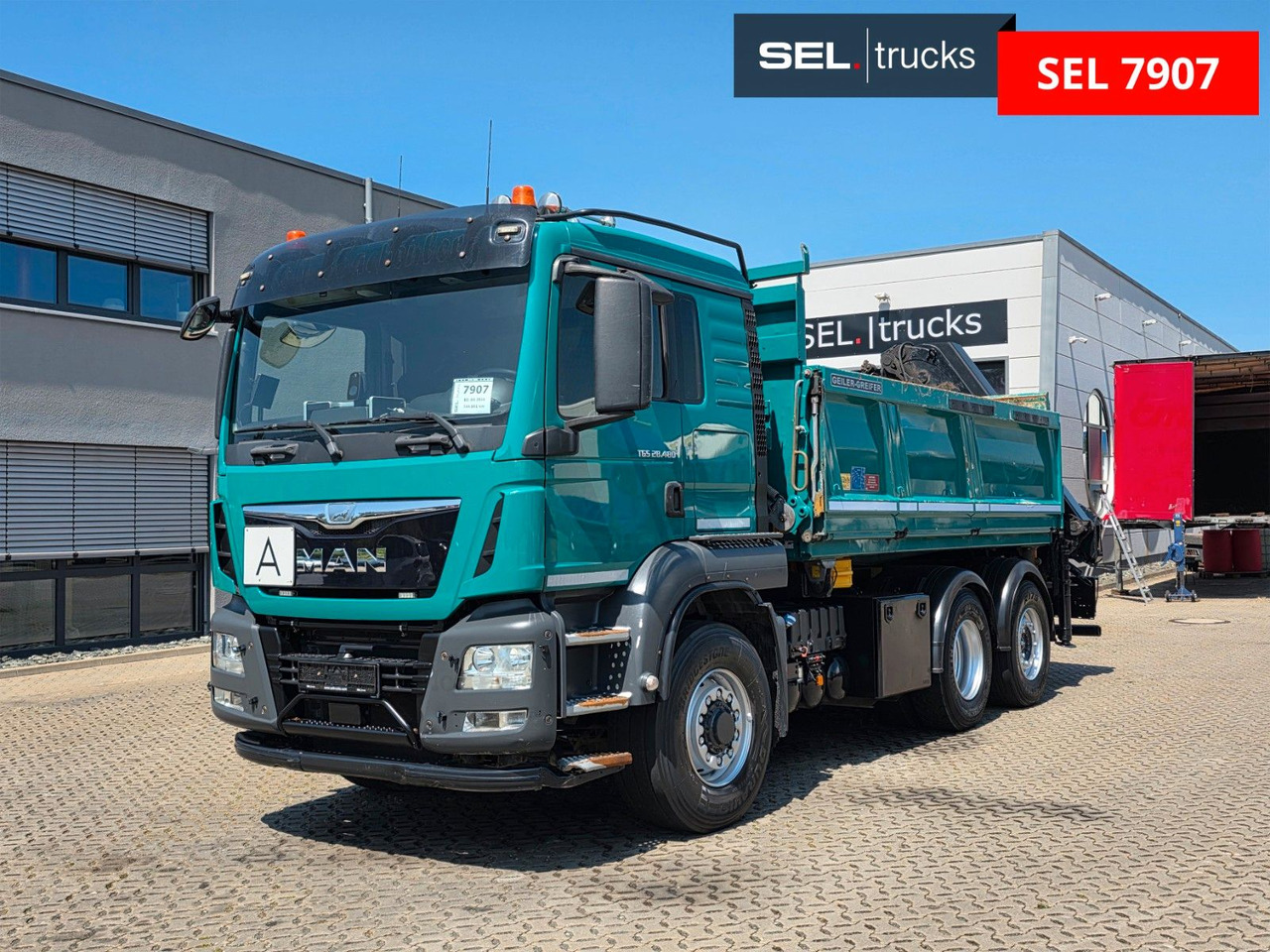 MAN TGS 28.480 6X4H-4 BL /HIAB /Fernbed. / Lenkachse - Xe ben, Xe cẩu tự hành: hình 3 MAN TGS 28.480 6X4H-4 BL /HIAB /Fernbed. / Lenkachse - Xe ben, Xe cẩu tự hành: hình 3