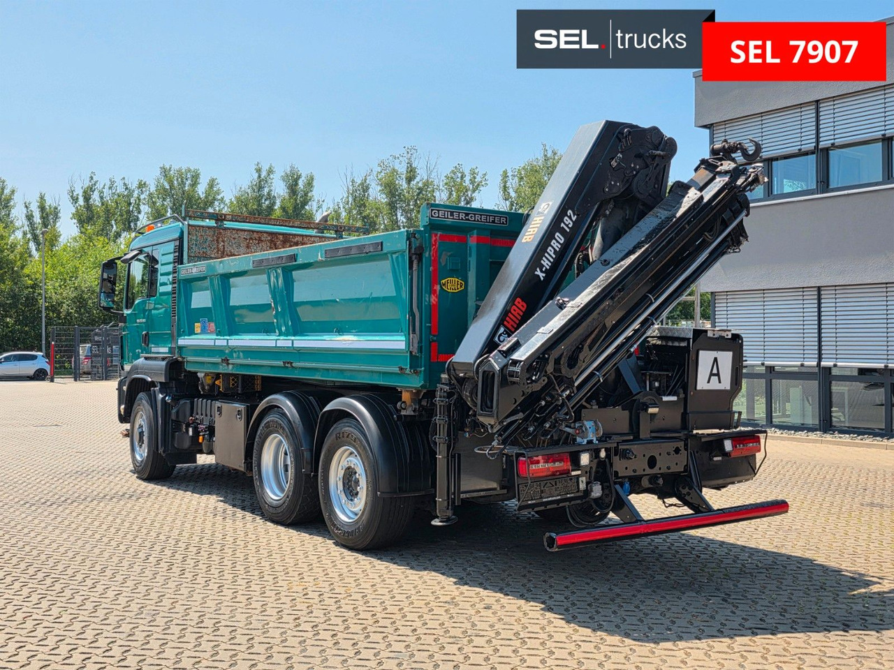 MAN TGS 28.480 6X4H-4 BL /HIAB /Fernbed. / Lenkachse - Xe ben, Xe cẩu tự hành: hình 1 MAN TGS 28.480 6X4H-4 BL /HIAB /Fernbed. / Lenkachse - Xe ben, Xe cẩu tự hành: hình 1