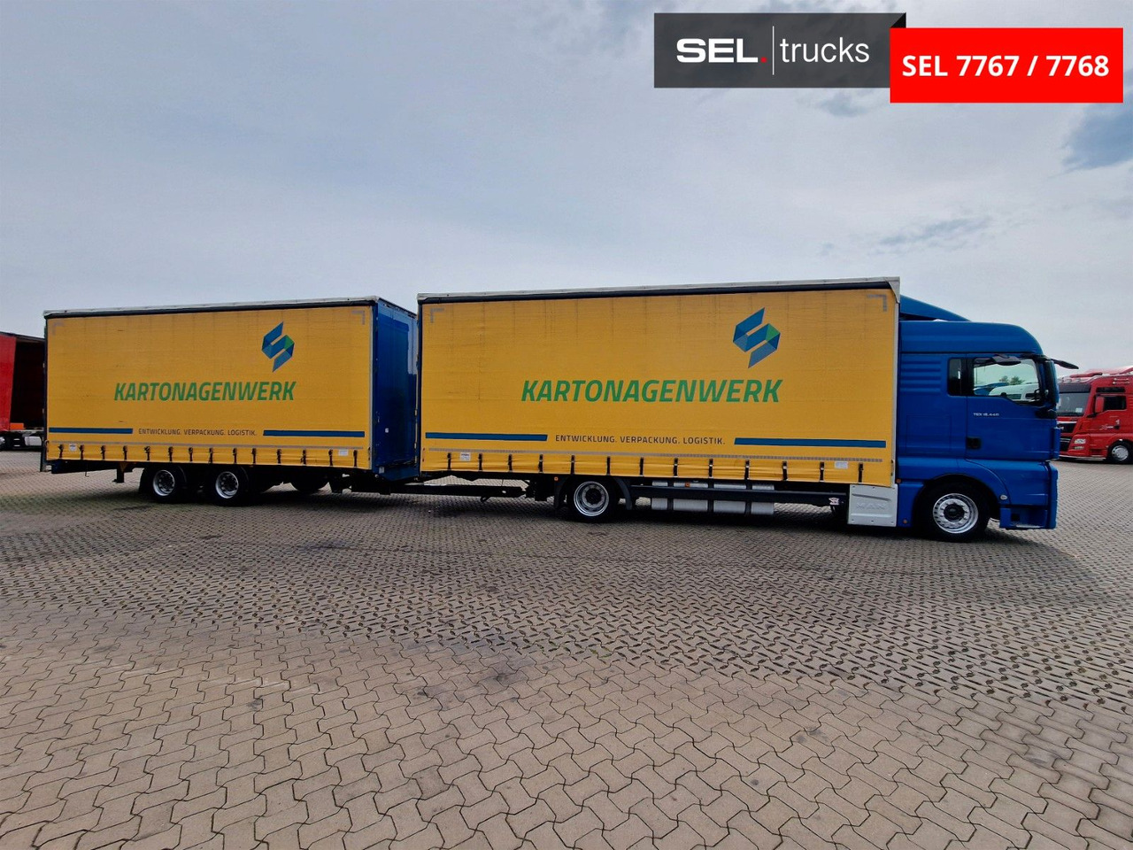 MAN TGX 18.440 4X2 LL-U /Intarder/Hubdach/Durchlade - Xe tải thùng mui bạt: hình 4 MAN TGX 18.440 4X2 LL-U /Intarder/Hubdach/Durchlade - Xe tải thùng mui bạt: hình 4