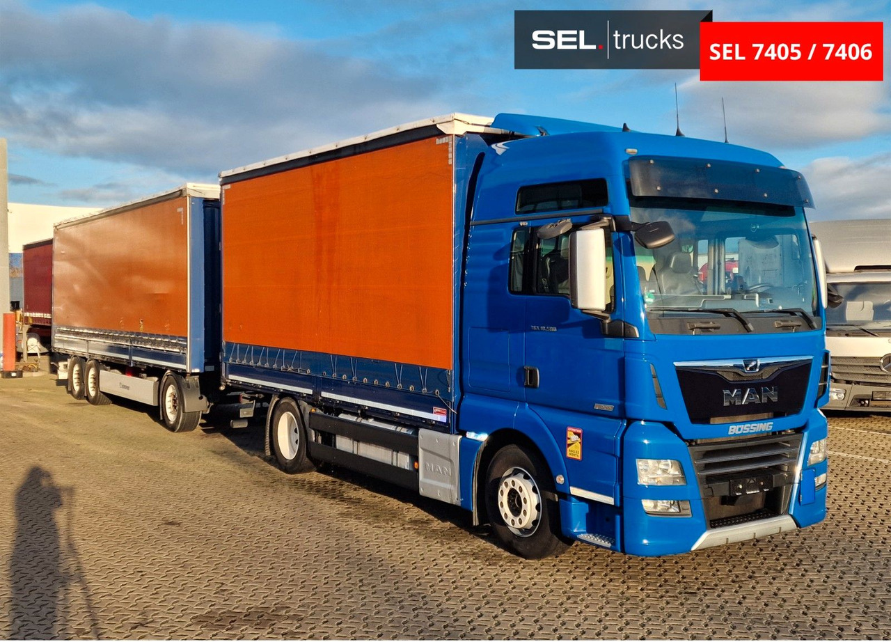 MAN TGX 18.580 4X2 LL/ Intarder/Aluklappen/Durchlade - Xe tải thùng mui bạt: hình 4 MAN TGX 18.580 4X2 LL/ Intarder/Aluklappen/Durchlade - Xe tải thùng mui bạt: hình 4