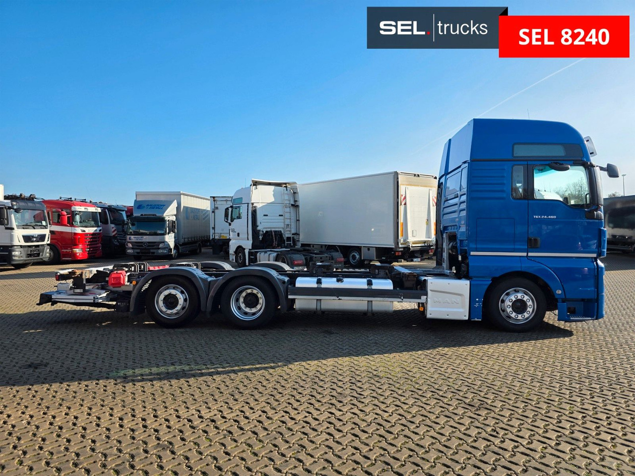 MAN TGX 24.460 6x2-2 LL-U / Ldbw / Standklima - Xe chở container/ Xe tải hoán đổi thân: hình 4 MAN TGX 24.460 6x2-2 LL-U / Ldbw / Standklima - Xe chở container/ Xe tải hoán đổi thân: hình 4