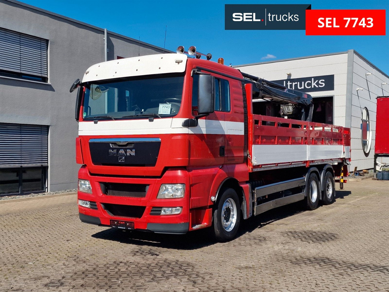 MAN TGX 26.400 6x2-2 BL / Intarder / HIAB /Lenkachse - Xe cẩu tự hành: hình 1 MAN TGX 26.400 6x2-2 BL / Intarder / HIAB /Lenkachse - Xe cẩu tự hành: hình 1
