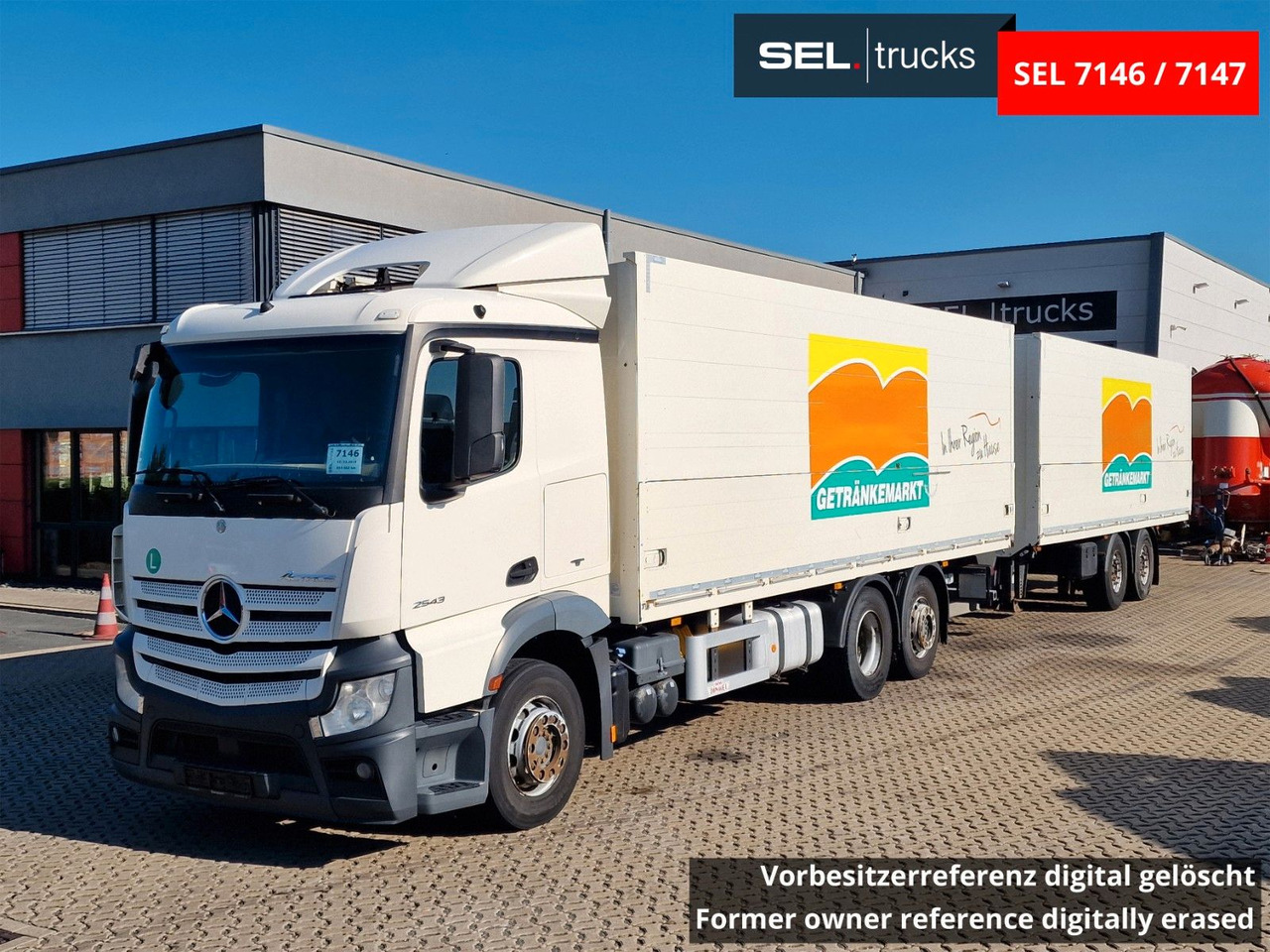 Mercedes-Benz Actros 2543 / Retarder / Lenkachse / Liftachse - Xe tải đồ uống: hình 1 Mercedes-Benz Actros 2543 / Retarder / Lenkachse / Liftachse - Xe tải đồ uống: hình 1