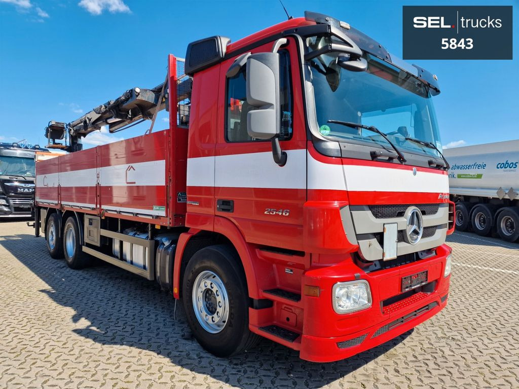 Mercedes-Benz Actros 2546 / HIAB 166K / ADC 4,1t / Lenkachse - Xe cẩu tự hành, Xe tải thùng lửng/ Phẳng: hình 3 Mercedes-Benz Actros 2546 / HIAB 166K / ADC 4,1t / Lenkachse - Xe cẩu tự hành, Xe tải thùng lửng/ Phẳng: hình 3