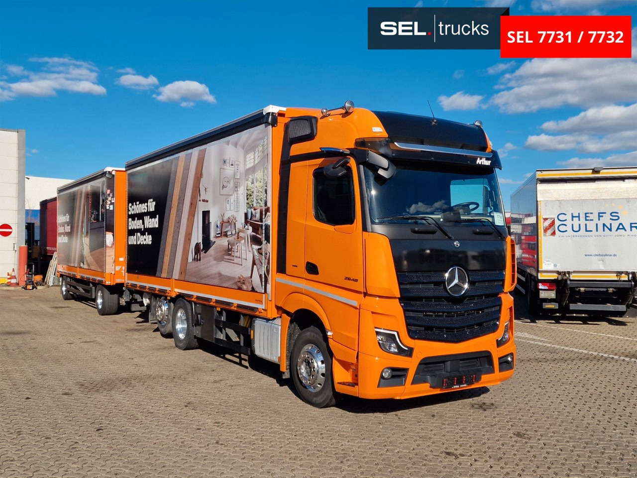 Mercedes-Benz Actros 2548 / Retarder / Aluklappen / 6E - Xe tải thùng mui bạt: hình 3 Mercedes-Benz Actros 2548 / Retarder / Aluklappen / 6E - Xe tải thùng mui bạt: hình 3