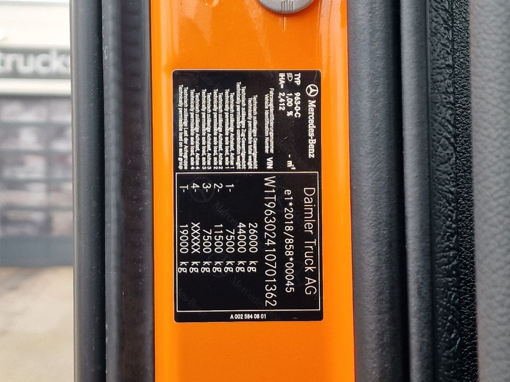 Xe tải thùng mui bạt Mercedes-Benz Actros 2548 / Retarder / Aluklappen / Euro 6E Mercedes-Benz Actros 2548 / Retarder / Aluklappen / Euro 6E: hình 13