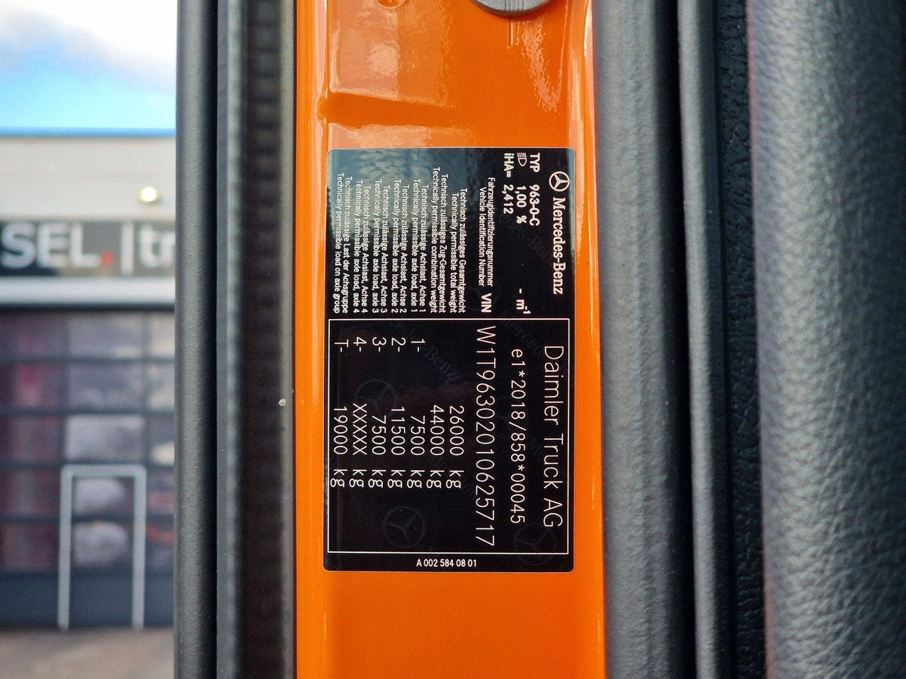 Xe tải thùng mui bạt Mercedes-Benz Actros 2548 / Retarder / Euro 6E / Aluklappen: hình 14