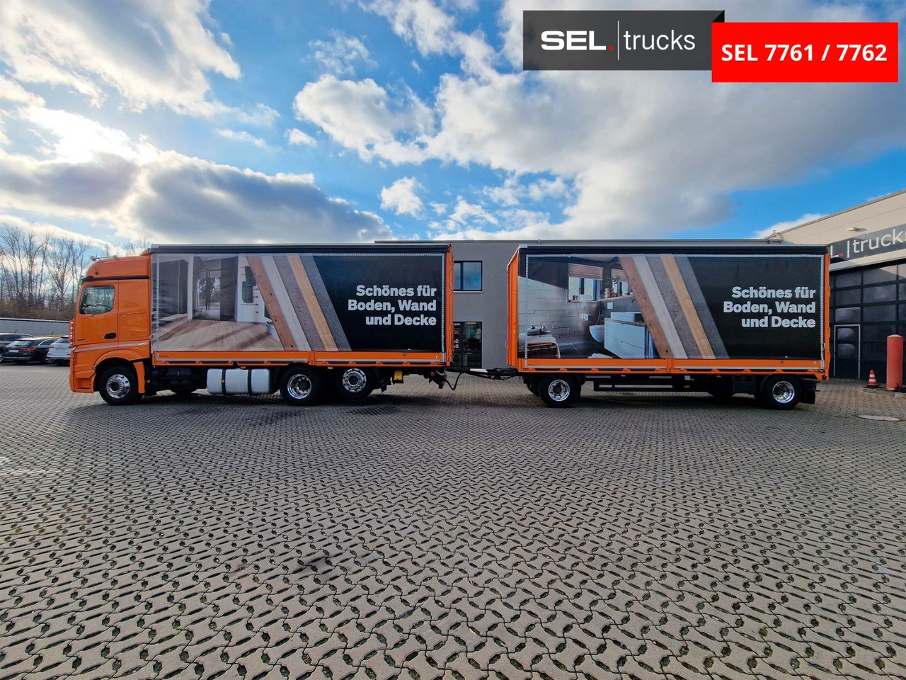 Xe tải thùng mui bạt Mercedes-Benz Actros 2548 / Retarder / Euro 6E / Aluklappen: hình 8