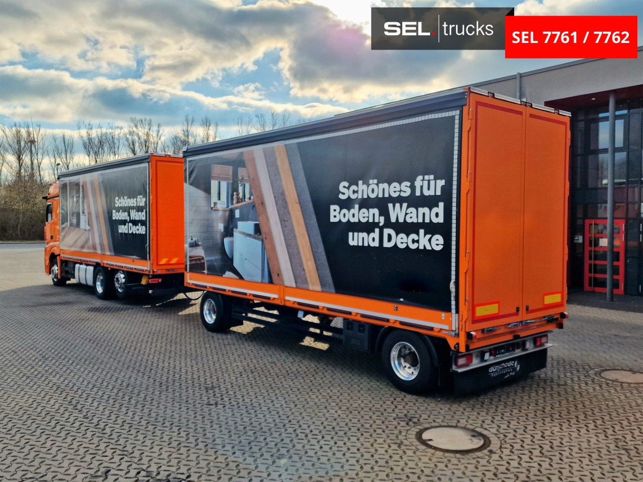 Xe tải thùng mui bạt Mercedes-Benz Actros 2548 / Retarder / Euro 6E / Aluklappen: hình 7