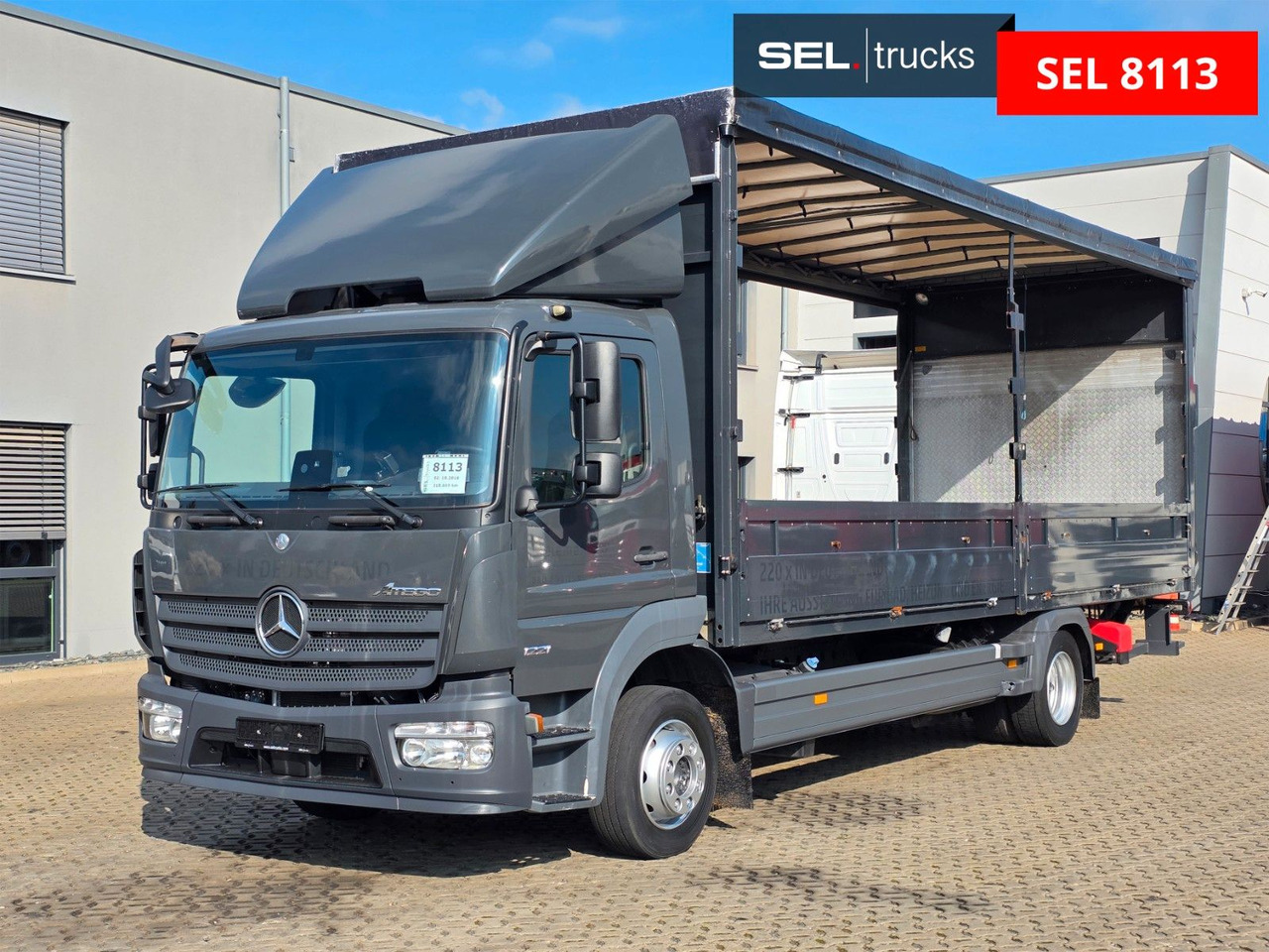 Mercedes-Benz Atego 1221 / Ladebordwand / Rückfahrkamera - Xe tải thùng mui bạt: hình 1 Mercedes-Benz Atego 1221 / Ladebordwand / Rückfahrkamera - Xe tải thùng mui bạt: hình 1