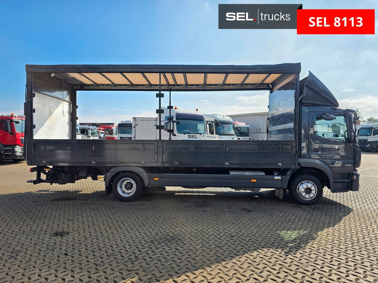 Mercedes-Benz Atego 1221 / Ladebordwand / Rückfahrkamera - Xe tải thùng mui bạt: hình 4 Mercedes-Benz Atego 1221 / Ladebordwand / Rückfahrkamera - Xe tải thùng mui bạt: hình 4