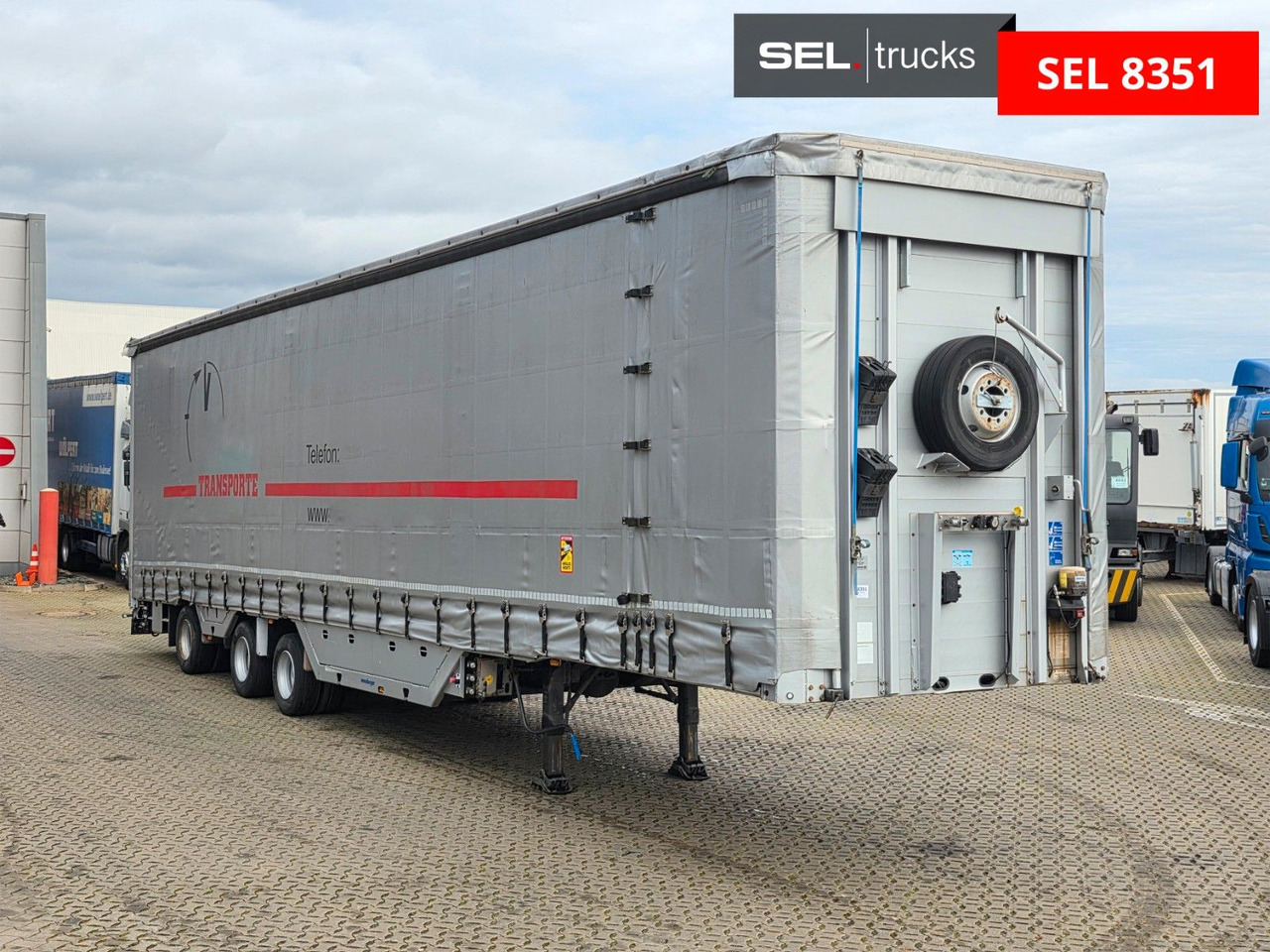 Meusburger MPS-3 / Radmulde / Lenk-Liftachse /Verbreiterbar - Sơ mi rơ moóc mui bạt: hình 3 Meusburger MPS-3 / Radmulde / Lenk-Liftachse /Verbreiterbar - Sơ mi rơ moóc mui bạt: hình 3