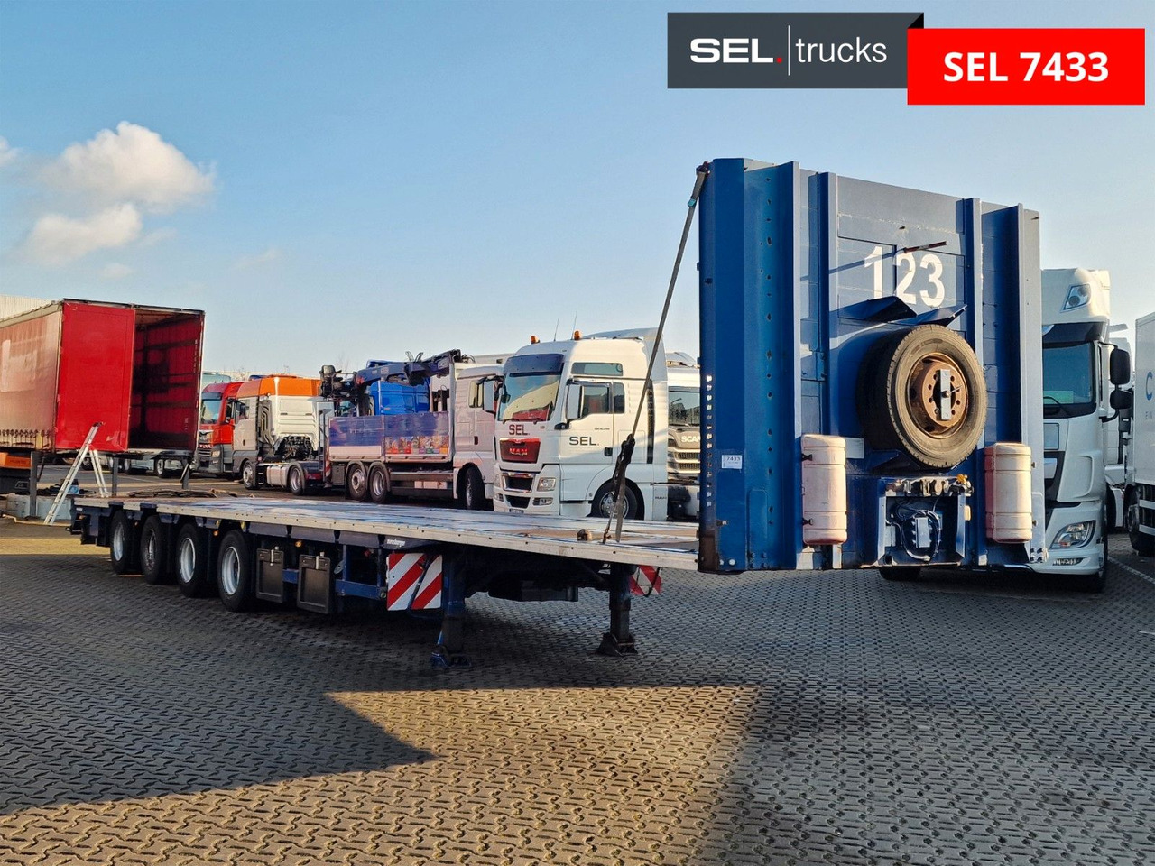 Meusburger MPS-4 / Lenkachse / Liftachse - Sơ mi rơ moóc thùng lửng/ Phẳng: hình 3 Meusburger MPS-4 / Lenkachse / Liftachse - Sơ mi rơ moóc thùng lửng/ Phẳng: hình 3