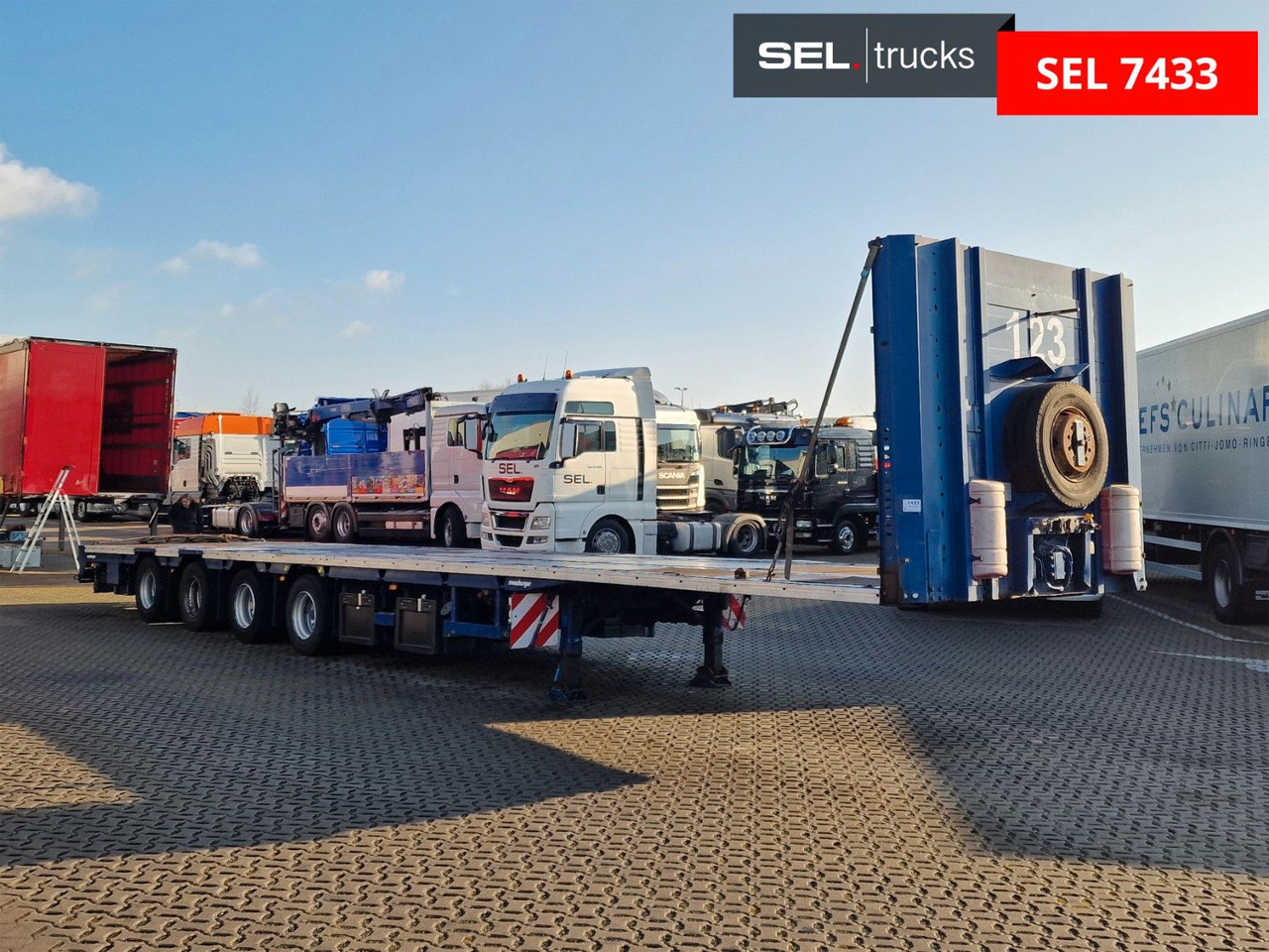 Meusburger MPS-4 / Lenkachse / Liftachse - Sơ mi rơ moóc thùng lửng/ Phẳng: hình 4 Meusburger MPS-4 / Lenkachse / Liftachse - Sơ mi rơ moóc thùng lửng/ Phẳng: hình 4