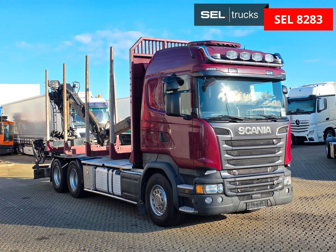 Scania R 580 LB6X4HNB / Retarder / Palfinger / V8 - Xe chở gỗ, Xe cẩu tự hành: hình 3 Scania R 580 LB6X4HNB / Retarder / Palfinger / V8 - Xe chở gỗ, Xe cẩu tự hành: hình 3