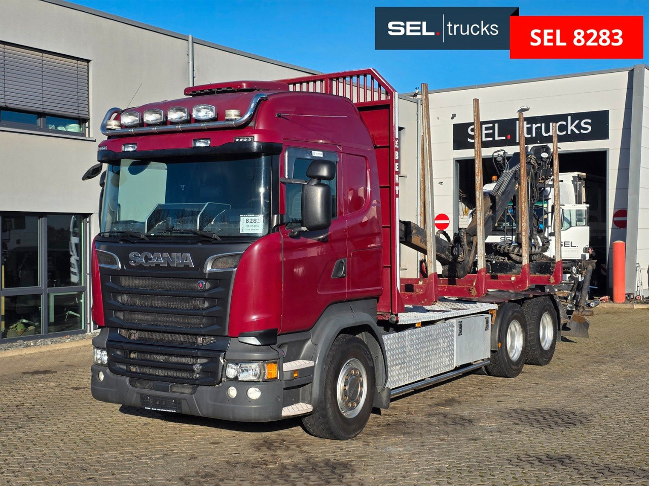 Scania R 580 LB6X4HNB / Retarder / Palfinger / V8 - Xe chở gỗ, Xe cẩu tự hành: hình 1 Scania R 580 LB6X4HNB / Retarder / Palfinger / V8 - Xe chở gỗ, Xe cẩu tự hành: hình 1