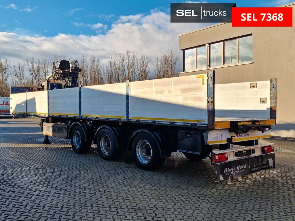 Sơ mi rơ moóc thùng lửng/ Phẳng Schröder S11/24-P2-13,55 / Kran / Lenkachse Schröder S11/24-P2-13,55 / Kran / Lenkachse: hình 7