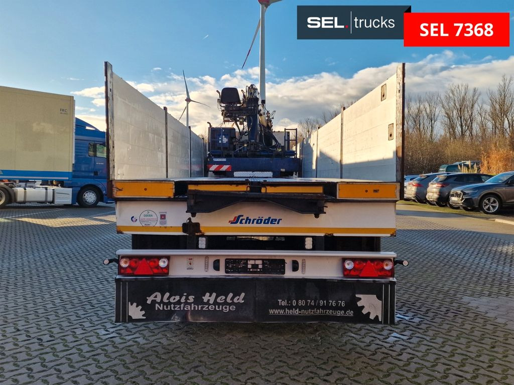 Sơ mi rơ moóc thùng lửng/ Phẳng Schröder S11/24-P2-13,55 / Kran / Lenkachse Schröder S11/24-P2-13,55 / Kran / Lenkachse: hình 6