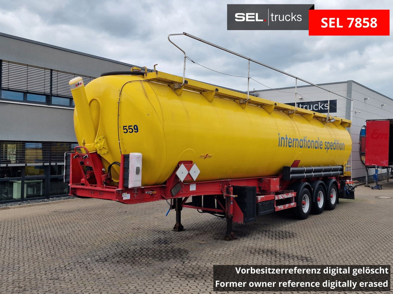 Spitzer K 2766 CAL GGVS / Kippsilo / 66m3 / ADR AT - Sơ mi rơ moóc bồn silo: hình 1 Spitzer K 2766 CAL GGVS / Kippsilo / 66m3 / ADR AT - Sơ mi rơ moóc bồn silo: hình 1