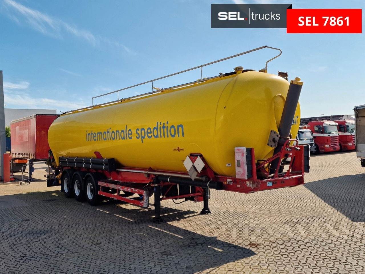 Spitzer SK 2766 CAL GGVS / Kippsilo / 66 m3 / ADR ATDR A - Sơ mi rơ moóc bồn silo: hình 3 Spitzer SK 2766 CAL GGVS / Kippsilo / 66 m3 / ADR ATDR A - Sơ mi rơ moóc bồn silo: hình 3