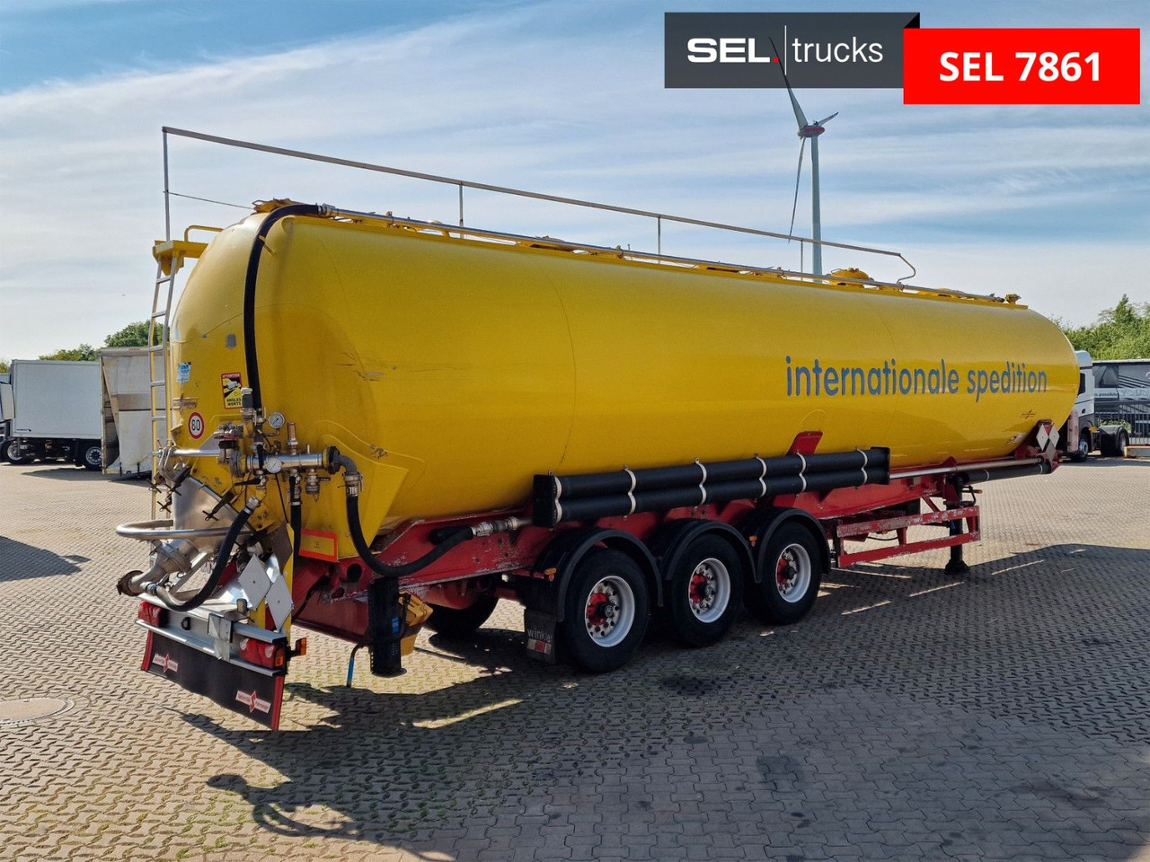 Spitzer SK 2766 CAL GGVS / Kippsilo / 66 m3 / ADR ATDR A - Sơ mi rơ moóc bồn silo: hình 5 Spitzer SK 2766 CAL GGVS / Kippsilo / 66 m3 / ADR ATDR A - Sơ mi rơ moóc bồn silo: hình 5