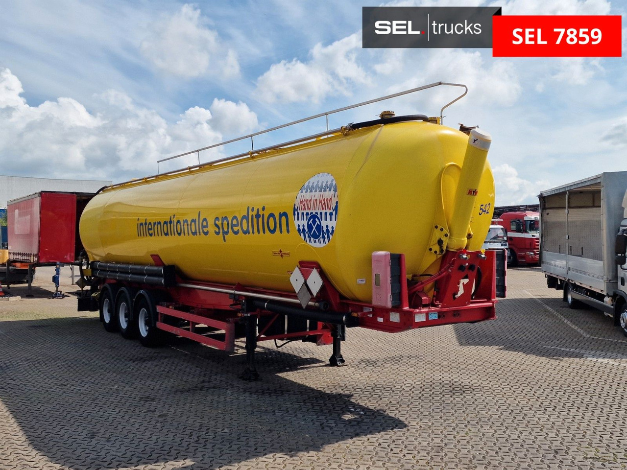 Spitzer SK 2766 CAL GGVS / Kippsilo / 66m3 / ADR AT - Sơ mi rơ moóc bồn silo: hình 3 Spitzer SK 2766 CAL GGVS / Kippsilo / 66m3 / ADR AT - Sơ mi rơ moóc bồn silo: hình 3
