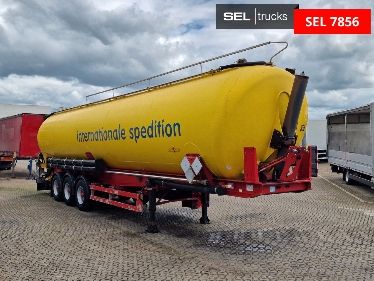 Spitzer SK2766 CAL GGVS / Kippsilo / 66m3 / ADR AT - Sơ mi rơ moóc bồn silo: hình 3 Spitzer SK2766 CAL GGVS / Kippsilo / 66m3 / ADR AT - Sơ mi rơ moóc bồn silo: hình 3