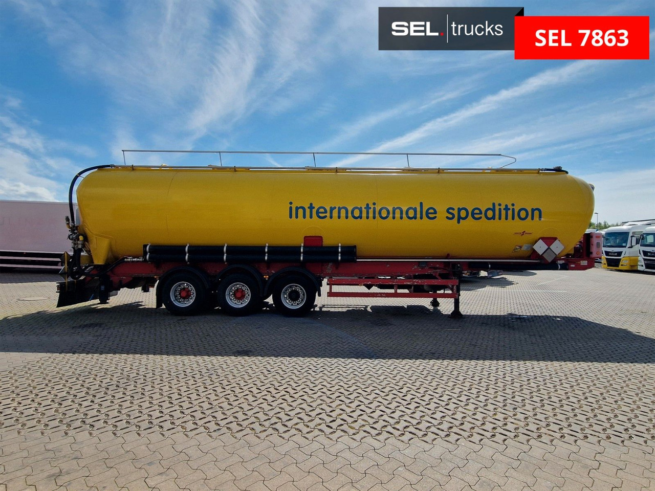Spitzer SK2766 CAL GGVS / Kippsilo / 66m3 / ADR AT - Sơ mi rơ moóc bồn silo: hình 4 Spitzer SK2766 CAL GGVS / Kippsilo / 66m3 / ADR AT - Sơ mi rơ moóc bồn silo: hình 4