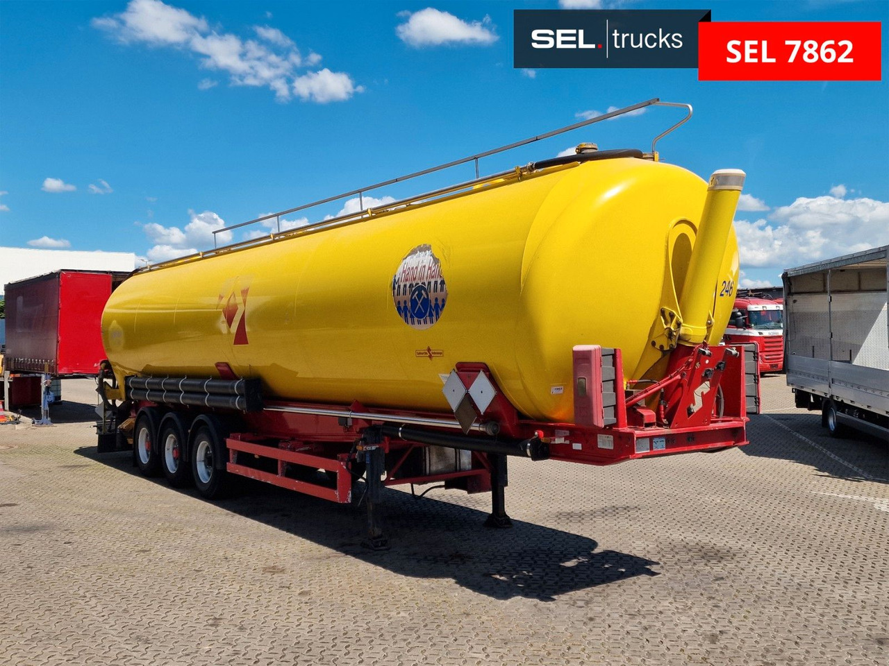 Spitzer SK2766CAL GGVS / Kippsilo / Alu / ADR AT / 66m³ - Sơ mi rơ moóc bồn silo: hình 3 Spitzer SK2766CAL GGVS / Kippsilo / Alu / ADR AT / 66m³ - Sơ mi rơ moóc bồn silo: hình 3