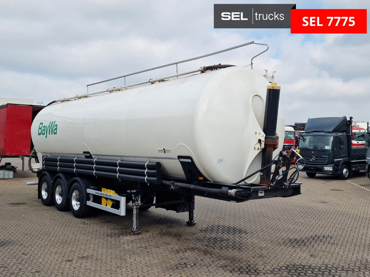 Spitzer SKS 27 / Kippsilo / 53.000 l / Liftachse - Sơ mi rơ moóc bồn silo: hình 3 Spitzer SKS 27 / Kippsilo / 53.000 l / Liftachse - Sơ mi rơ moóc bồn silo: hình 3