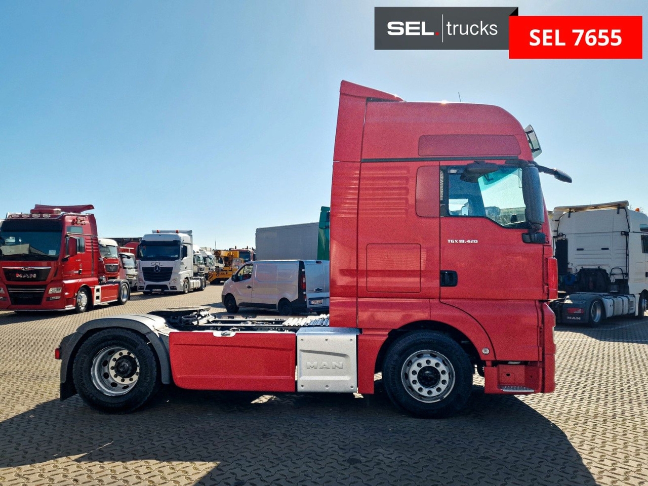 MAN TGX 18.420 4X2 BLS / Retarder /Xenon /Standklima - Xe đầu kéo: hình 4 MAN TGX 18.420 4X2 BLS / Retarder /Xenon /Standklima - Xe đầu kéo: hình 4