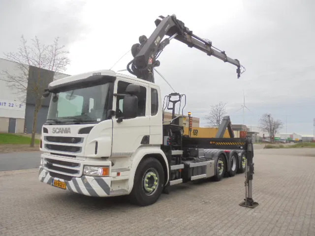 Scania P370 8X2 HAAK + KRAAN NL TRUCK LOW KM - Xe tải nâng móc, Xe cẩu tự hành: hình 1 Scania P370 8X2 HAAK + KRAAN NL TRUCK LOW KM - Xe tải nâng móc, Xe cẩu tự hành: hình 1