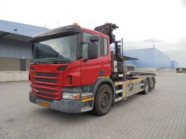 Scania P400 6X2 - Xe tải nâng móc, Xe cẩu tự hành: hình 4 Scania P400 6X2 - Xe tải nâng móc, Xe cẩu tự hành: hình 4