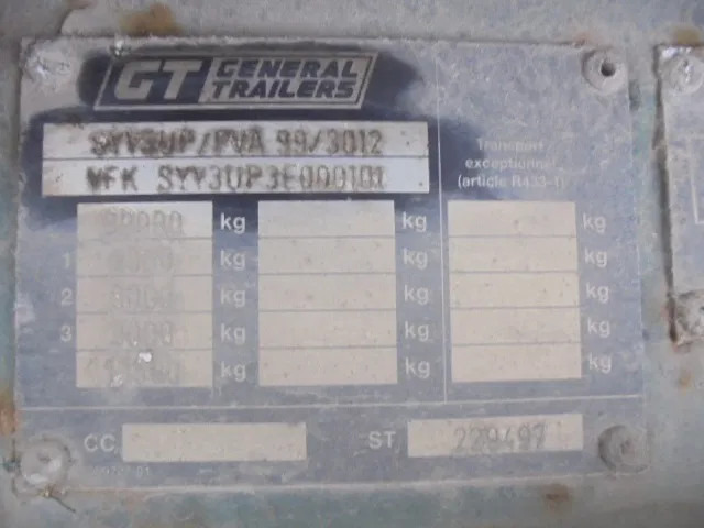 Cho thuê Trailor SYY3P AXEL BPW DISC TUV 28-02-2026 Trailor SYY3P AXEL BPW DISC TUV 28-02-2026: hình 13