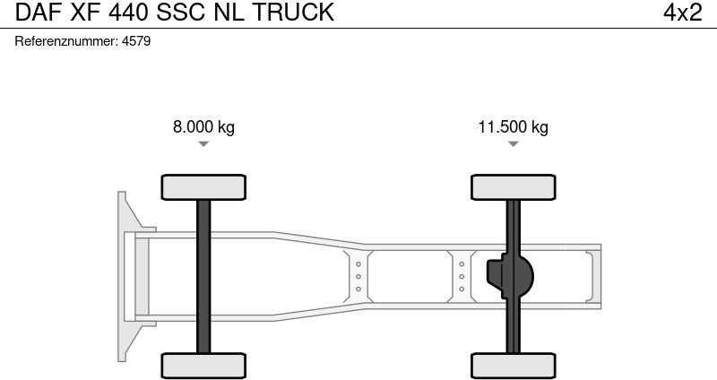 Xe đầu kéo DAF XF 440 SSC NL TRUCK: hình 18