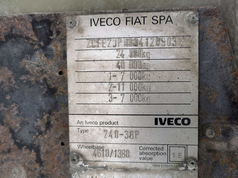 Xe tải thùng lửng/ Phẳng Iveco Turbostar 240-36 platform truck: hình 9