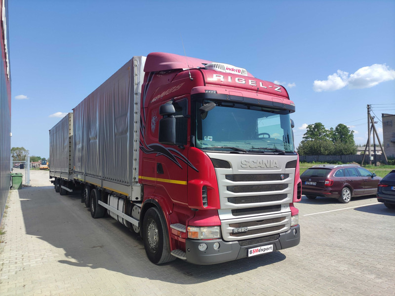 Scania R420 curtainsider truck + curtain side trailer - Xe tải thùng mui bạt: hình 2 Scania R420 curtainsider truck + curtain side trailer - Xe tải thùng mui bạt: hình 2