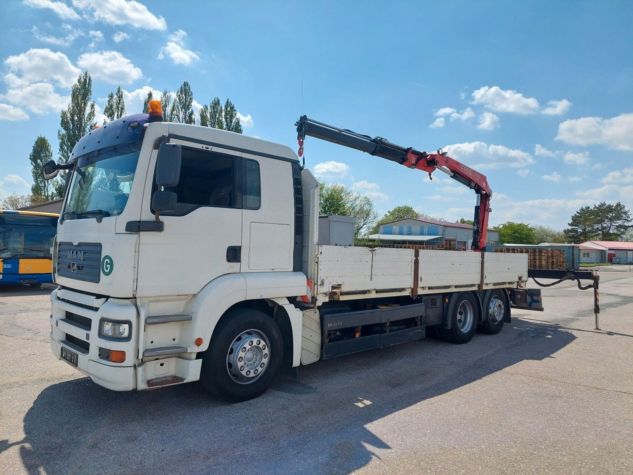 MAN GA 26.320 6X2-2 BL + Kran Fassi F110AC22 - Xe tải thùng lửng/ Phẳng, Xe cẩu tự hành: hình 1 MAN GA 26.320 6X2-2 BL + Kran Fassi F110AC22 - Xe tải thùng lửng/ Phẳng, Xe cẩu tự hành: hình 1