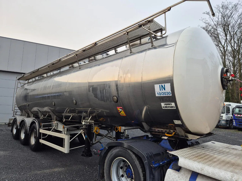 Sơ mi rơ moóc bồn để vận chuyển sữa Magyar 30500L INSULATED INOX TANK - 4 COMP: hình 7