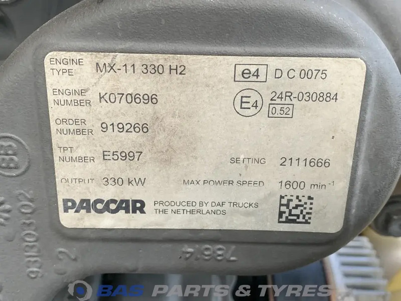 DAF XF106 Motor DAF MX11 330 H2 0452051 - Động cơ cho Xe tải: hình 5 DAF XF106 Motor DAF MX11 330 H2 0452051 - Động cơ cho Xe tải: hình 5