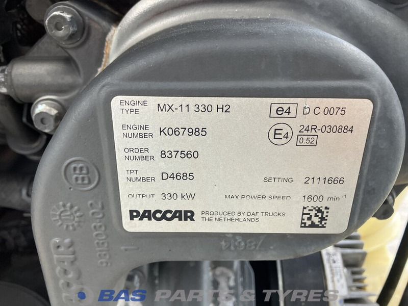 DAF XF106 Motor DAF MX11 330 H2 0452052R - Động cơ cho Xe tải: hình 5 DAF XF106 Motor DAF MX11 330 H2 0452052R - Động cơ cho Xe tải: hình 5