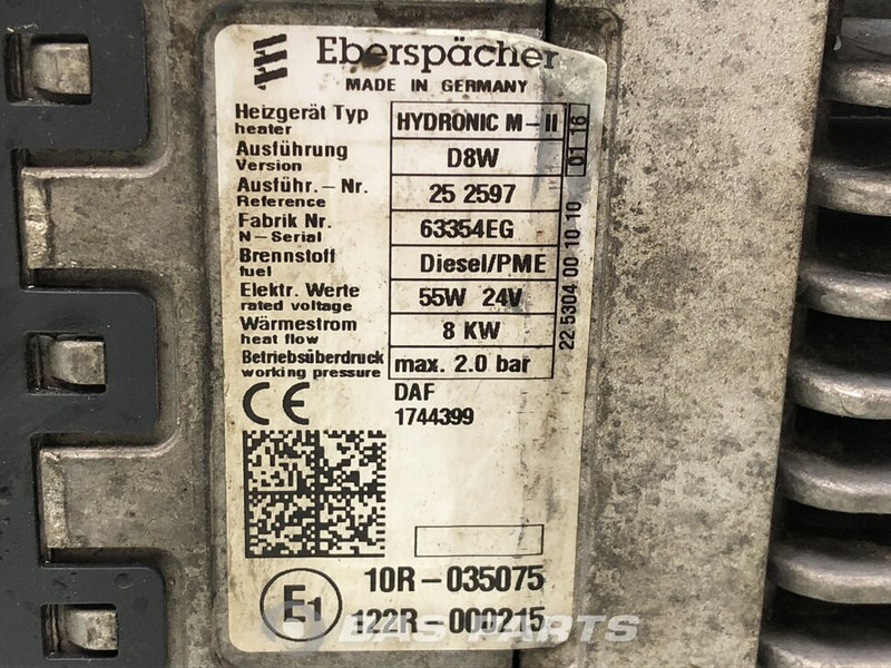 DAF waterstandverwarming DAF 1744399 - Cấp nhiệt/ Thông gió cho Xe tải: hình 4 DAF waterstandverwarming DAF 1744399 - Cấp nhiệt/ Thông gió cho Xe tải: hình 4