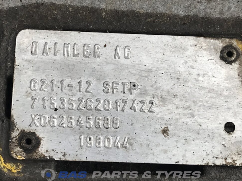 Mercedes-Benz Actros MP4 Mercedes G211-12 KL Powershift 3 Versnellingsbak A 001 260 36 00 - Hộp số cho Xe tải: hình 5 Mercedes-Benz Actros MP4 Mercedes G211-12 KL Powershift 3 Versnellingsbak A 001 260 36 00 - Hộp số cho Xe tải: hình 5