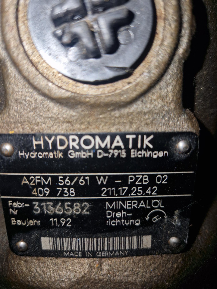 BOMBA HYDROMATIK A2FM 56/61W - Bơm thủy lực: hình 3 BOMBA HYDROMATIK A2FM 56/61W - Bơm thủy lực: hình 3