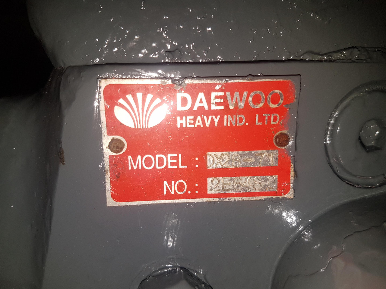 DAEWOO DX28-71 - Van thủy lực cho Máy móc xây dựng: hình 3 DAEWOO DX28-71 - Van thủy lực cho Máy móc xây dựng: hình 3