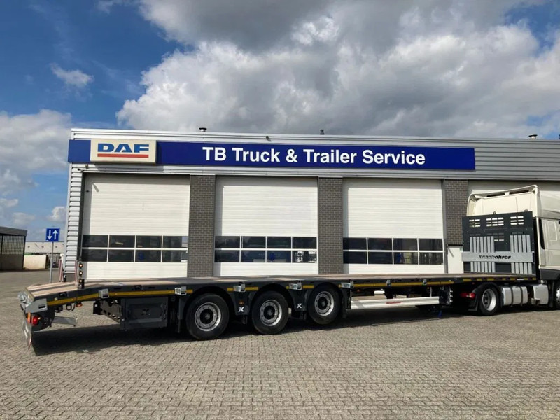 Kässbohrer SPS HM 3 / 0N - 18 / 27 Vlakke mega trailer met liftas, 18x rongen en kist voor de oprijplaten - Sơ mi rơ moóc thùng lửng/ Phẳng: hình 4 Kässbohrer SPS HM 3 / 0N - 18 / 27 Vlakke mega trailer met liftas, 18x rongen en kist voor de oprijplaten - Sơ mi rơ moóc thùng lửng/ Phẳng: hình 4