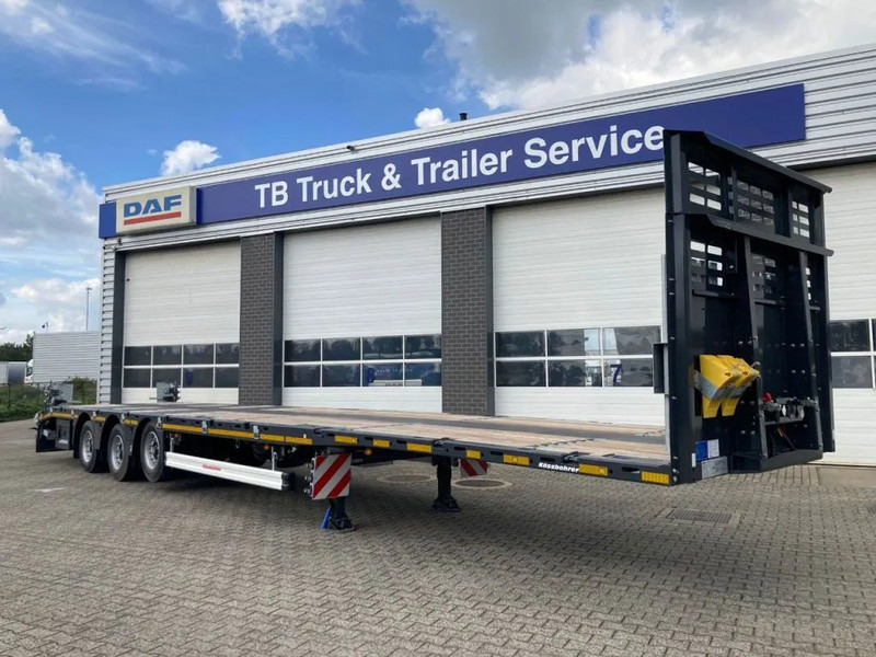 Kässbohrer SPS HM 3 / 0N - 18 / 27 Vlakke mega trailer met liftas, 18x rongen en kist voor de oprijplaten - Sơ mi rơ moóc thùng lửng/ Phẳng: hình 5 Kässbohrer SPS HM 3 / 0N - 18 / 27 Vlakke mega trailer met liftas, 18x rongen en kist voor de oprijplaten - Sơ mi rơ moóc thùng lửng/ Phẳng: hình 5